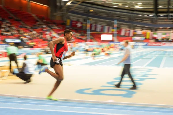 Campeonato Europeu de Atletismo Indoor 2013. Hayle Ibrahimov — Fotografia de Stock