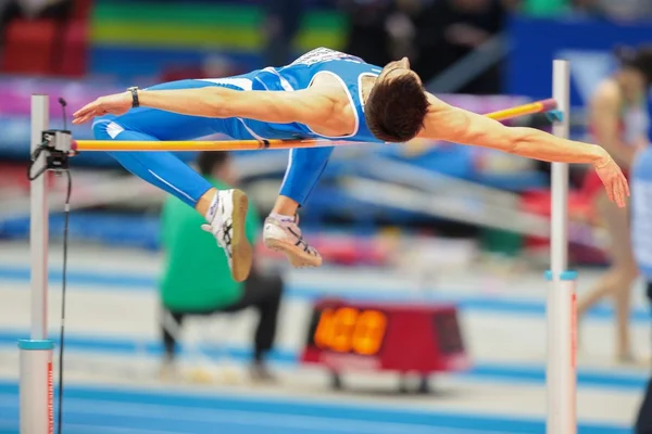 Campeonato Europeo de Atletismo Indoor 2013. SIlvano Chesani — Foto de Stock