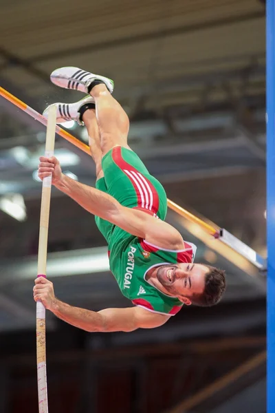 Campeonato Europeo de Atletismo Indoor 2013. Tiago Marto —  Fotos de Stock