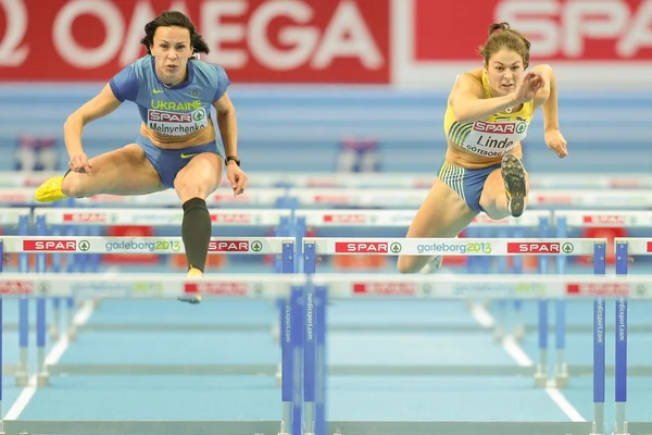 Campeonato Europeu de Atletismo Indoor 2013. Sofia Linde — Fotografia de Stock