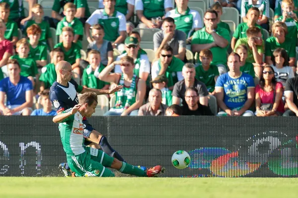 Rapid vs. Paris St. Gallen — Stockfoto