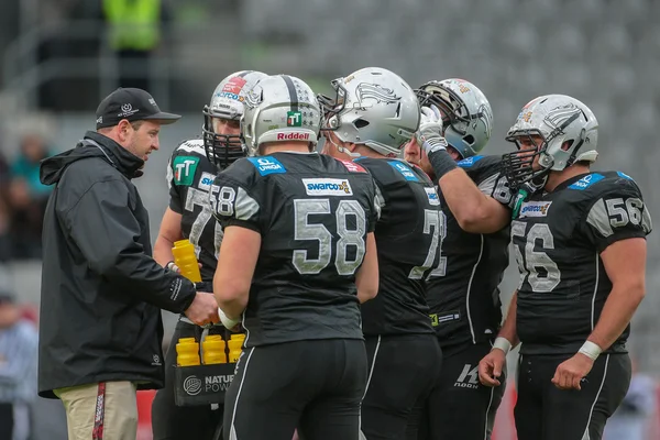 Raiders vs vikingarna — Stockfoto