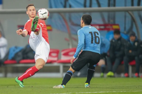 Austria contro Uruguay — Foto Stock