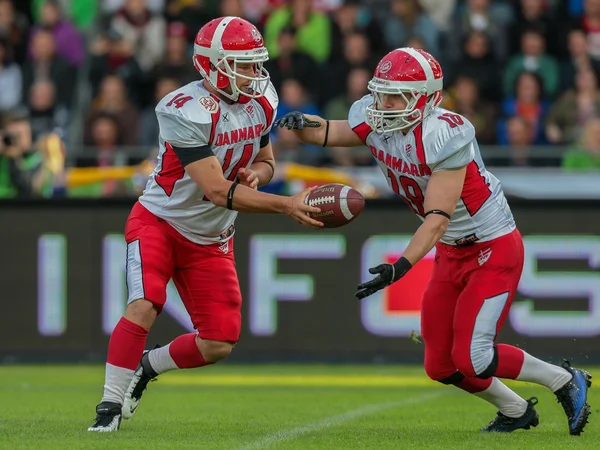 Austria vs. Denmark — Stock Photo, Image