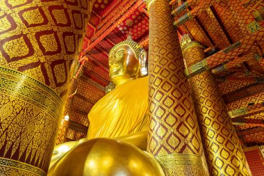 Thai buddha temple buddhism Ayutthaya province Thailand on 2022