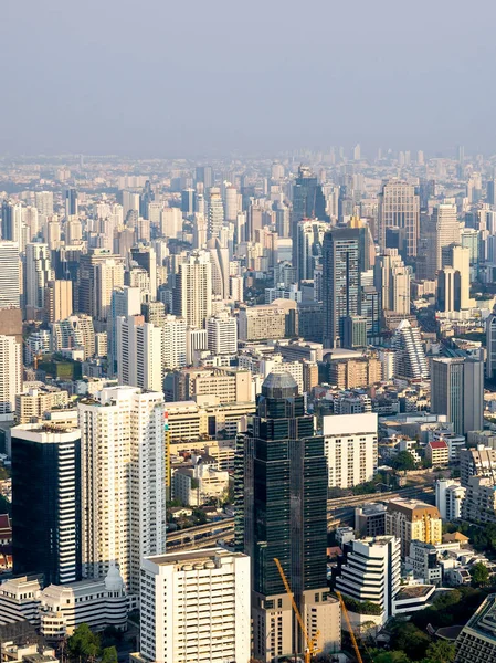 Paisagem Urbana Bangkok Skyline Cidade Paisagem Tailândia — Fotografia de Stock