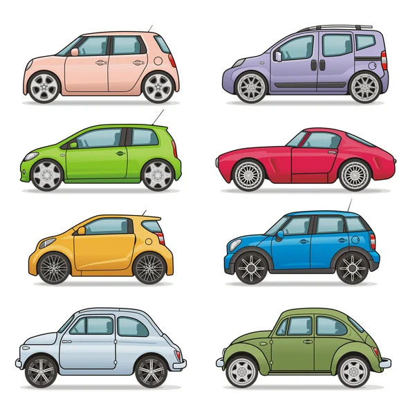 Conjunto de icono de coche — Vector de stock