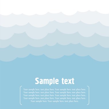 vektör bulut arka plan