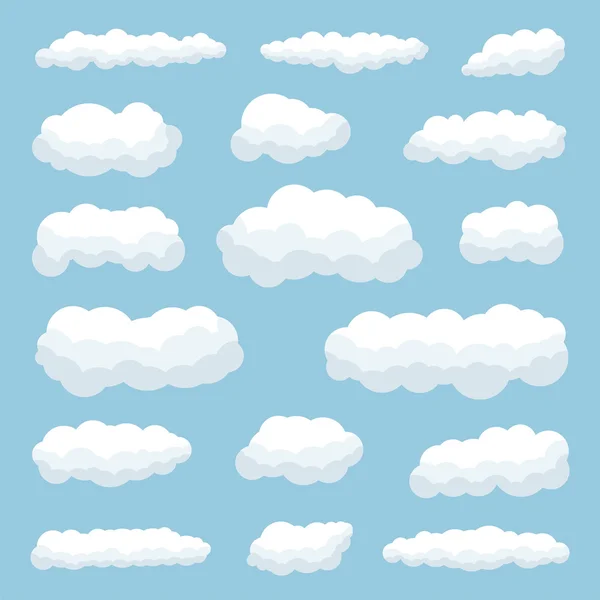 Nubes — Vector de stock