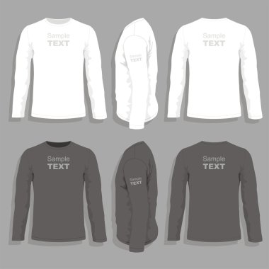 erkek t-shirt tasarım şablonu