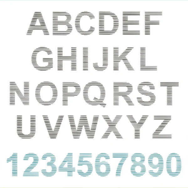 Boceto diseño alfabeto — Vector de stock