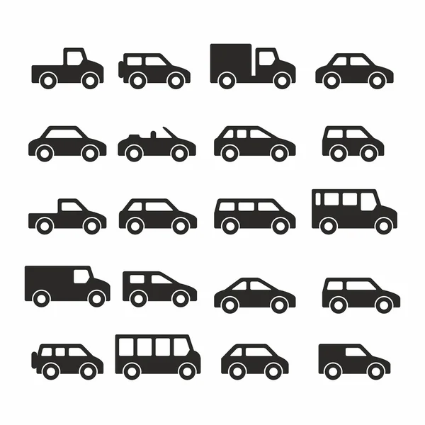 Cars icons — Stock Vector