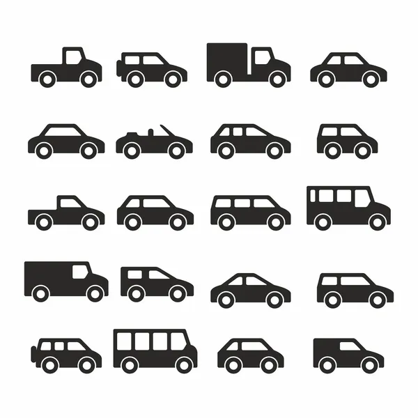 Cars icons — Stock Illustration Cars icons Royalty Free Stock Illustrations