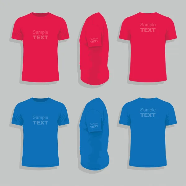 Modèle coloré de conception de T-shirts — Image vectorielle