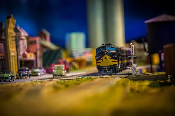 Model Train Layout — Stock Photo, Image