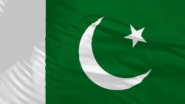 Иллюстрация Пакистанского Флага — стоковое фото