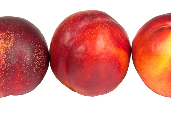 Three nectarine — Stock Photo, Image