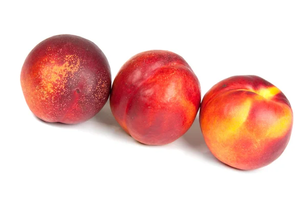 Three nectarine — Stock Photo, Image