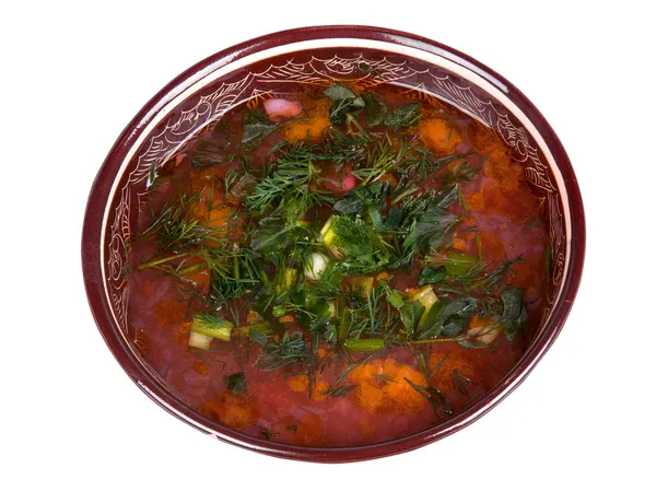 Traditionell soppa kharcho — Stockfoto
