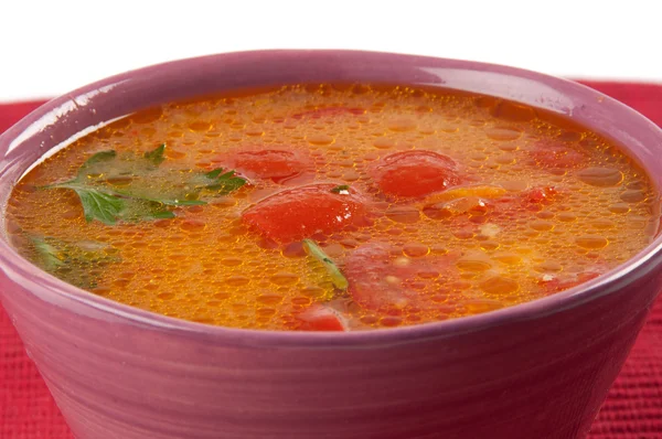 Tomatsoppa — Stockfoto