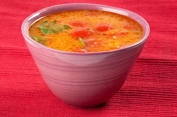 Tomato soup — Stock Photo, Image