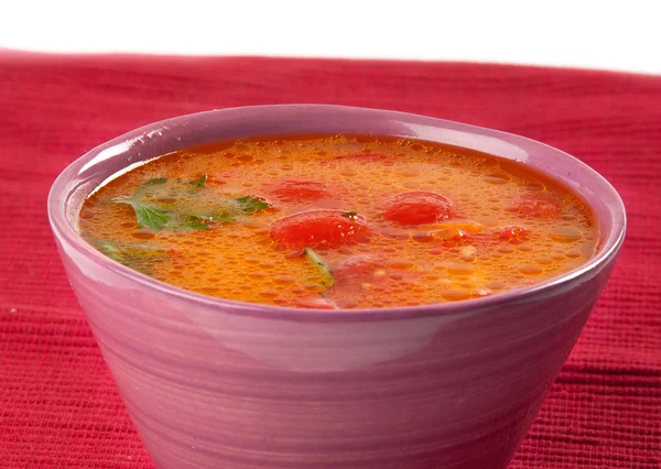 Tomatsoppa — Stockfoto