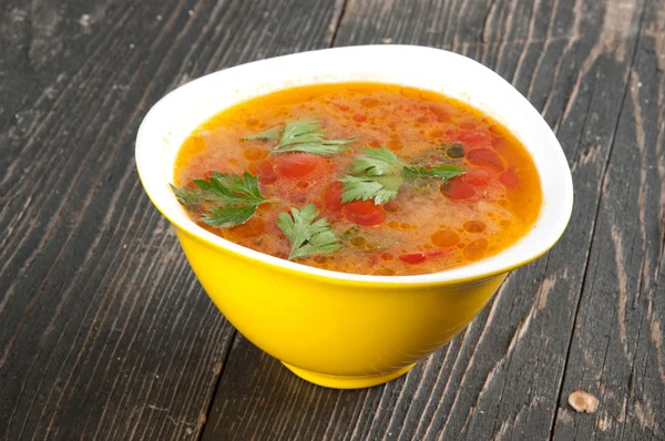 Tomato soup — Stock Photo, Image