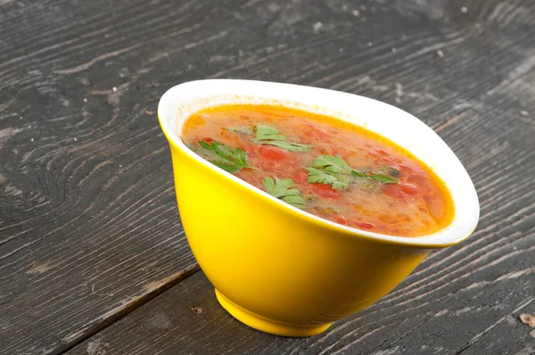 토마토 수프 — 스톡 사진