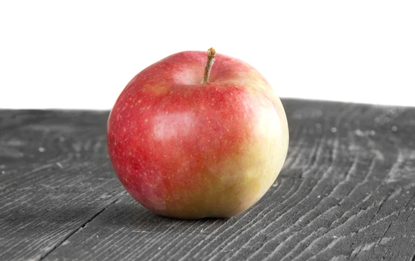 Red apple on the table — Stock Photo, Image