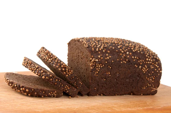 Бородинский ржаной хлеб — стоковое фото