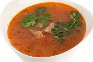 sıcak domates çorbası