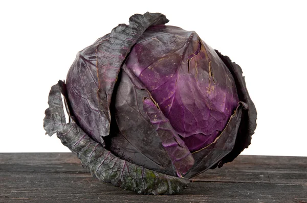 Κόκκινο λάχανο στο τραπέζι — Φωτογραφία Αρχείου