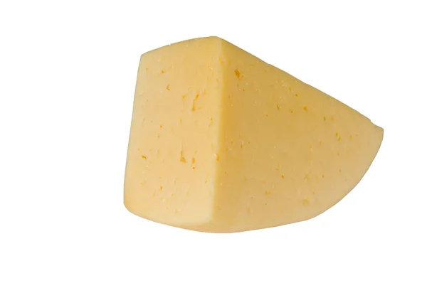 Bloque de queso amarillo único — Foto de Stock