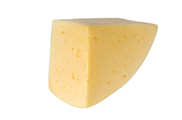 Bloque de queso amarillo único — Foto de Stock