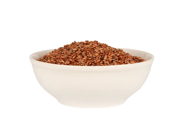 Red rice in a bowl — Stock Photo, Image