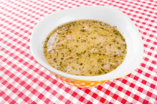 Soup broth — Stock Photo, Image