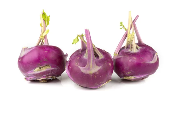 A few pieces of cabbage Kolerabi — Stock Photo, Image