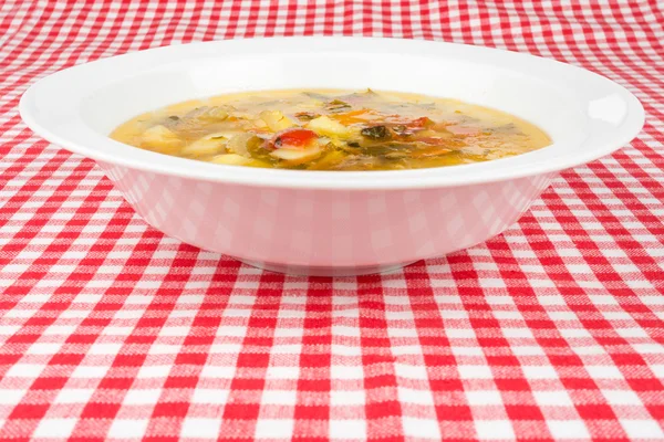Sűrű leves, egy tál — Stock Fotó