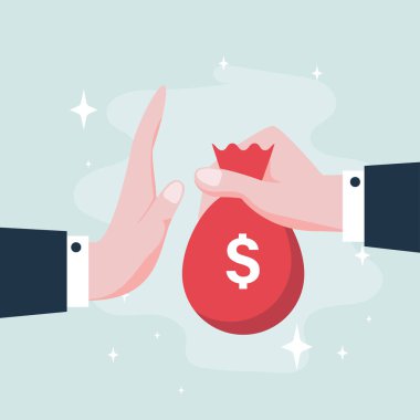 Yolsuzlukla mücadele günü konsepti