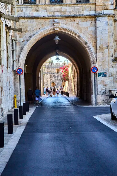 Kudüs Srail Eylül 2021 Eski Kudüs Teki Ermeni Mahallesi Sadece — Stok fotoğraf