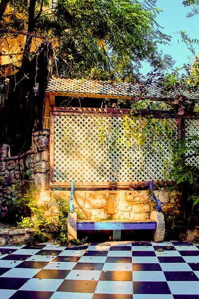 Julis Srail Ekim 2021 Mona Bahçeleri Julis Druze Köyünde Gizlenmiş — Stok fotoğraf