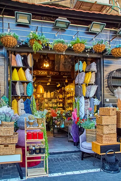 Tel Aviv Israel November 2021 Small Shop Street Flea Market — Stock Photo, Image