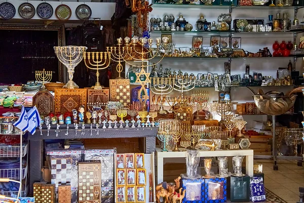 Tel Aviv Israel November 2021 Small Shop Street Flea Market — Stock Photo, Image