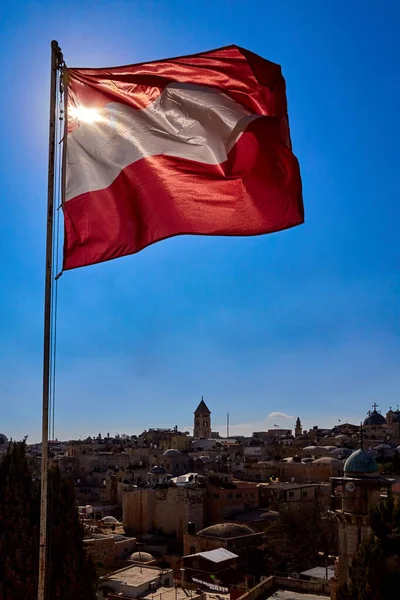 Прапор Даху Був Відкритий 1854 Році Католицькою Церквою Австрії Святій — стокове фото