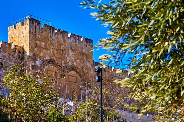 Cancello Orientale Sigillato Golden Gate Ebraico Shaar Harachamimi Gate Mercy — Foto Stock