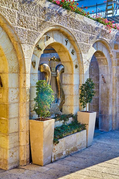 Jerusalem Israel November 2021 Ingång Till Davids Stad Arkeologisk Plats — Stockfoto