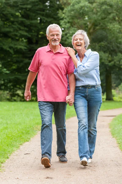 Walking in the park Royalty Free Stock Photos