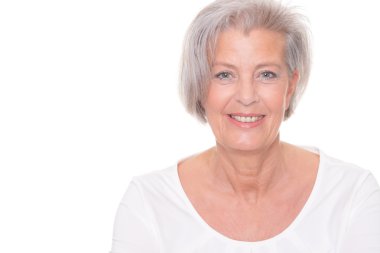 gülümseyen kadın kıdemli