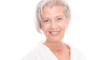 gülümseyen kadın kıdemli