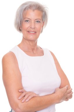 gülümseyen kadın kıdemli